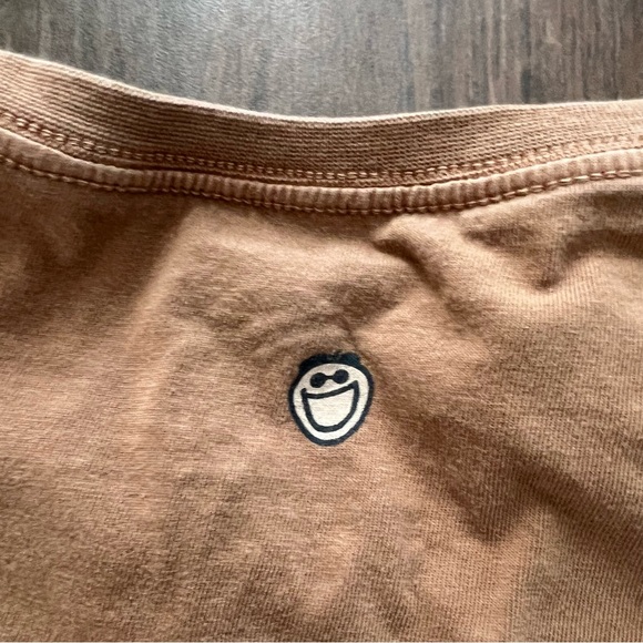 Life is Good Long Sleeve Crusher Women's T Shirt size XL Brown - Picture 8 of 8